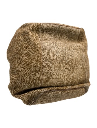 Borbonese Suede Top Handle Bag