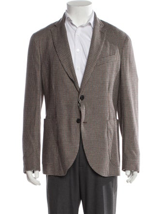 Brooksfield Houndstooth Print Blazer