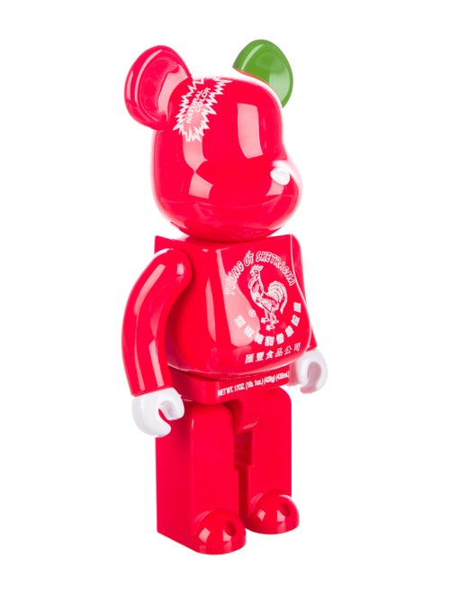 Bearbrick x BAIT Sriracha 100% & 400% Figurine