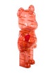 Bearbrick x Emotionally Unavailable Clear Red Heart 1000% Figurine
