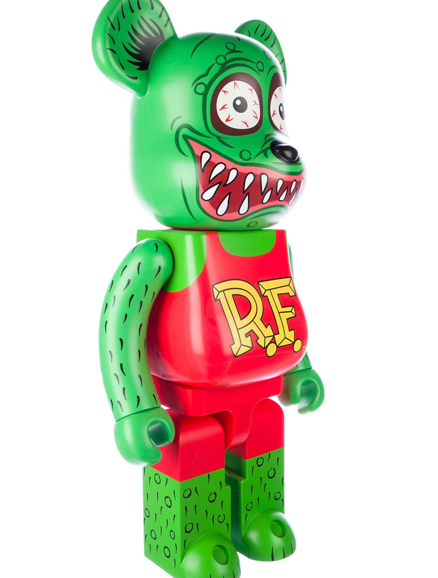 Bearbrick Rat Fink 1000% - Green Decorative Accents, Decor