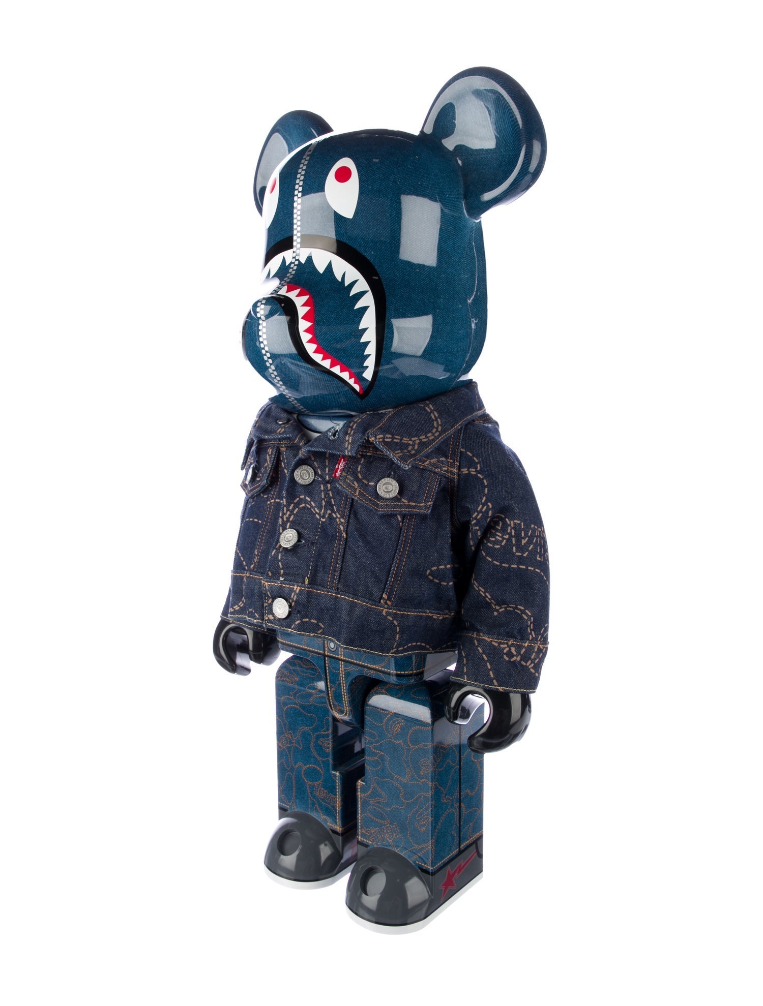 Bearbrick x BAPE x Levi's 1000% Figure