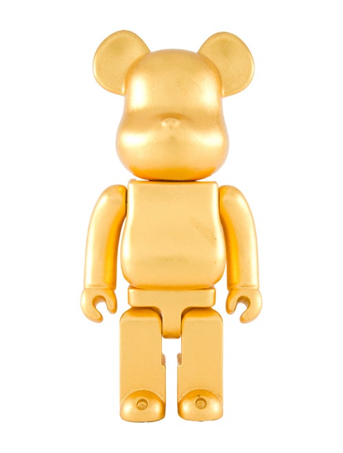 Bearbrick Hira Oshi Pure Gold Leaf Kutani 400%