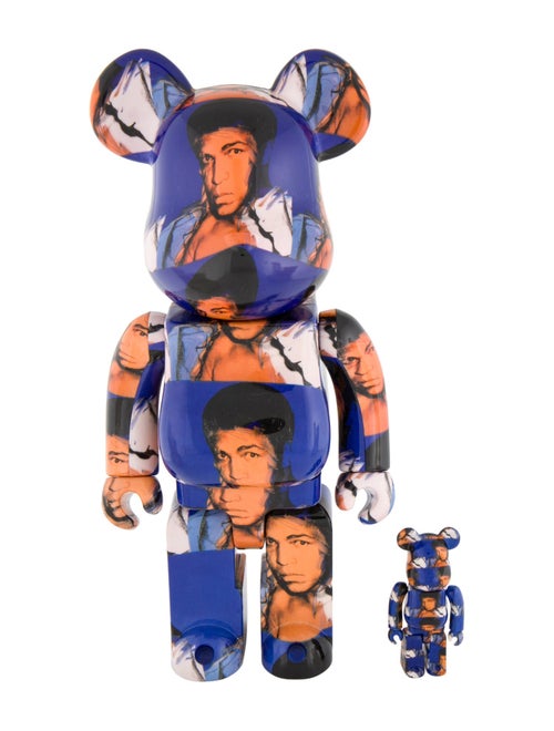 Bearbrick Bearbrick Muhammad Ali x Andy Warhol 400% and 100% Set