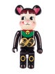 Bearbrick Bearbrick Lucky Cat Peko Chan Black 1000% Figure