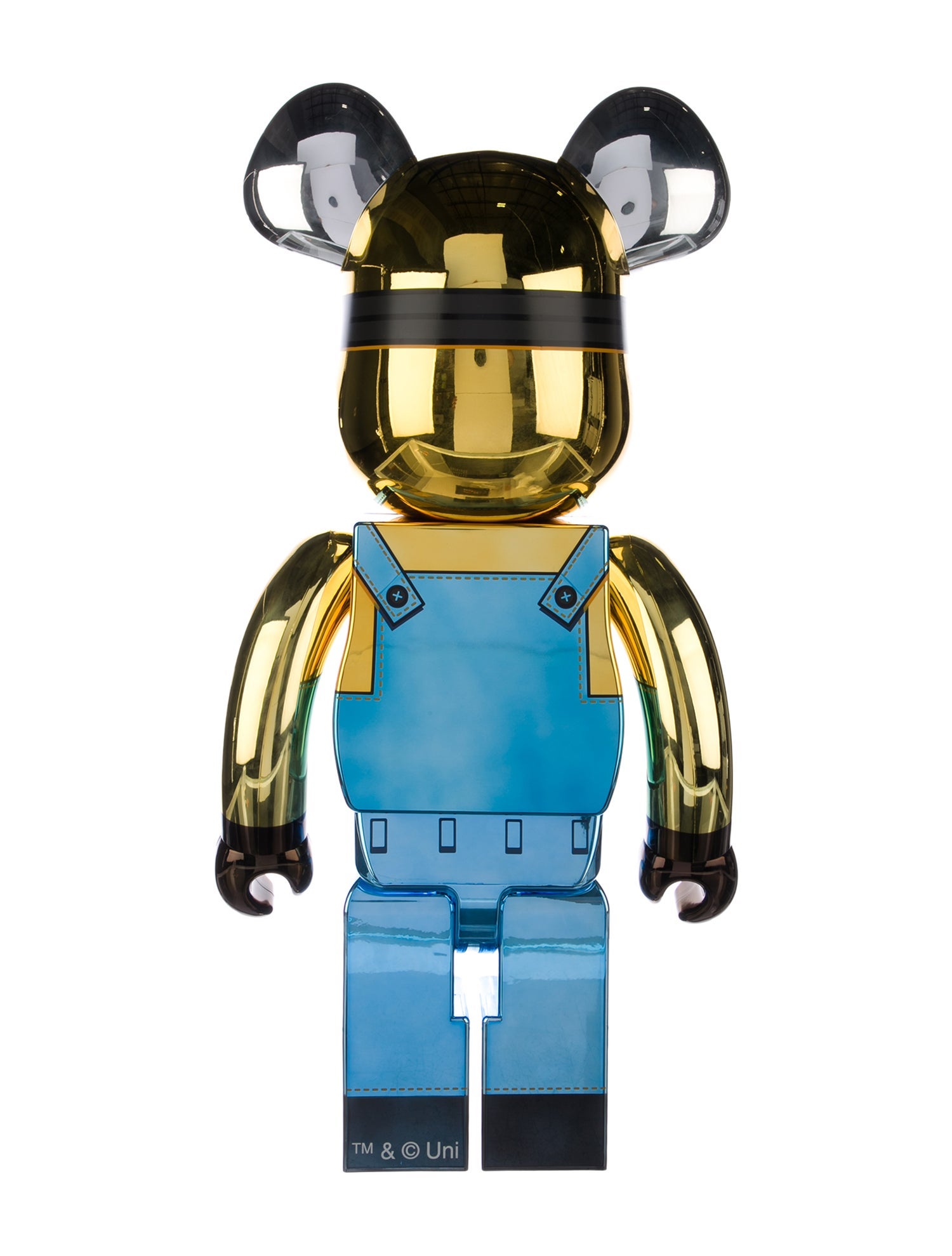 Bearbrick Minions Dave Chrome