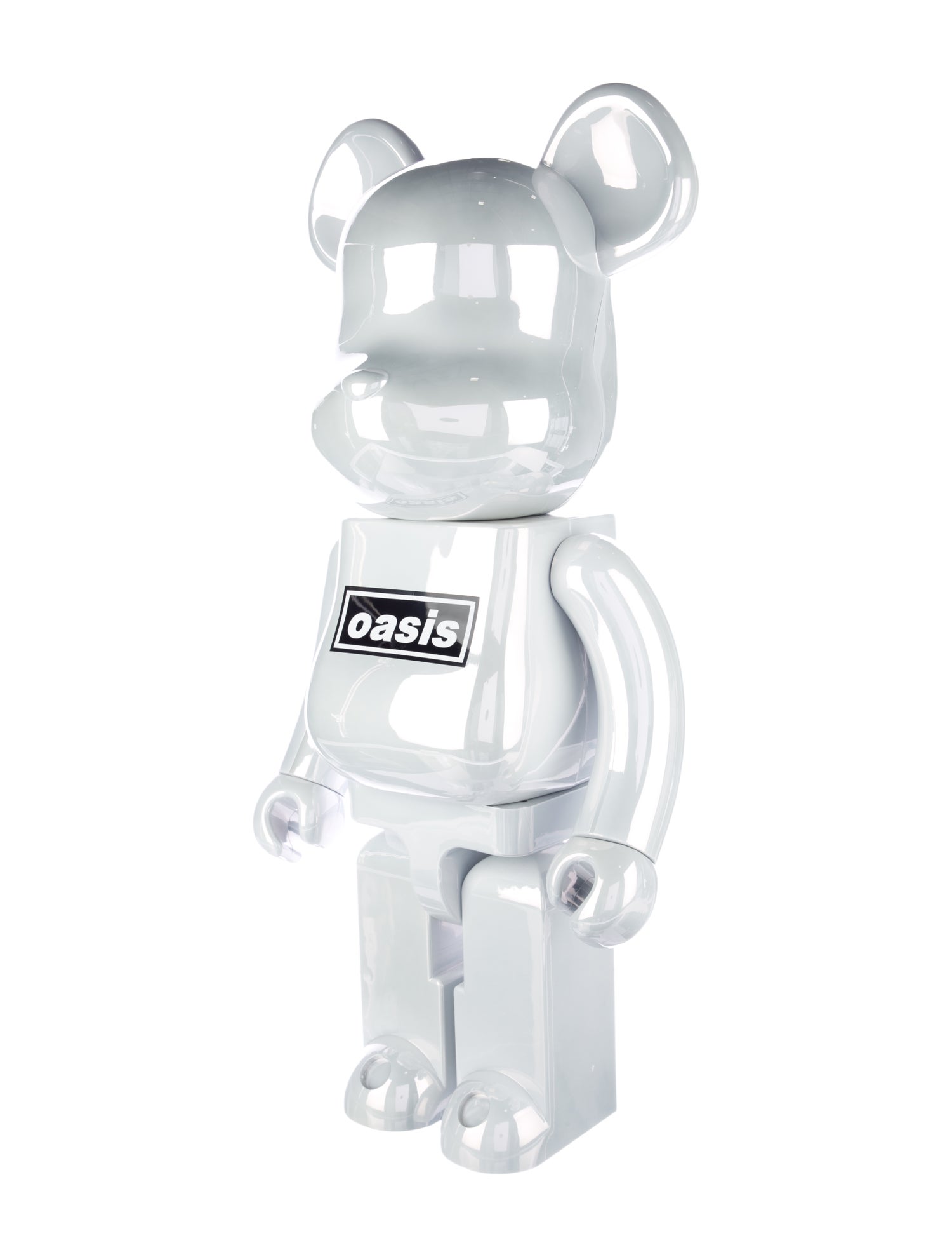 Bearbrick Bearbrick x Oasis White Chrome 1000% Figure