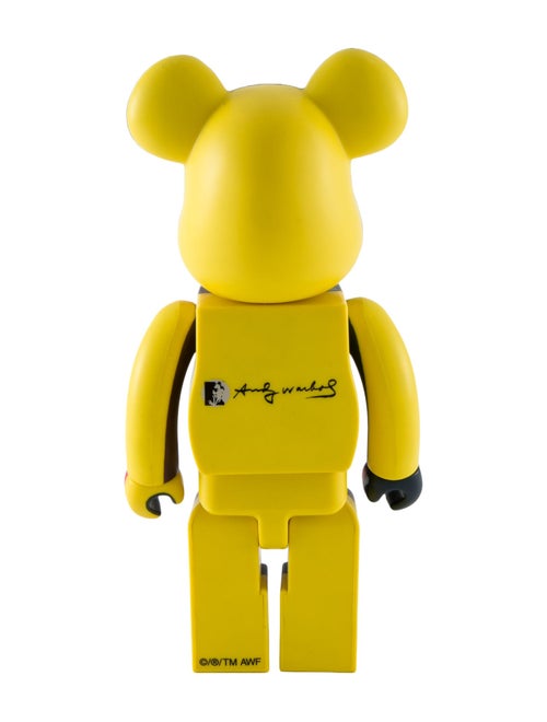 Bearbrick Andy Warhol Silk Screen 400% Figure