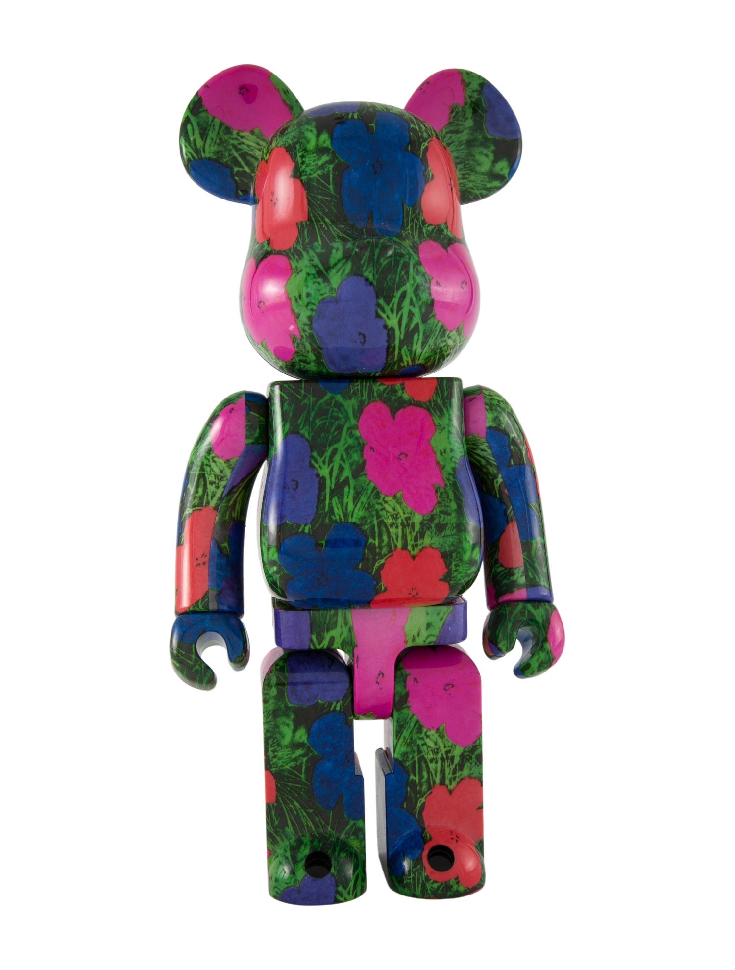 Bearbrick x Andy Warhol Flowers 400%