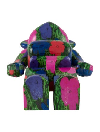 Bearbrick x Andy Warhol Flowers 400%