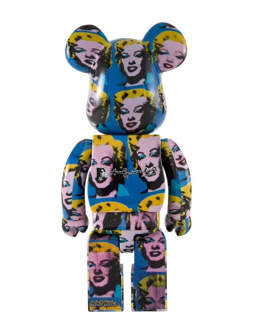 Bearbrick x Andy Warhol x Marilyn Monroe 100% & 400%