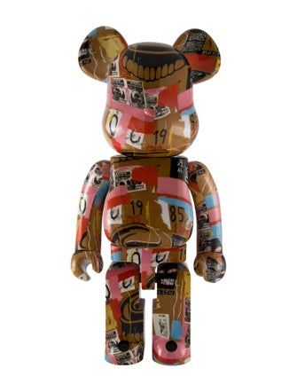 Bearbrick Andy Warhol x Jean-Michel Basquiat #2 1000%