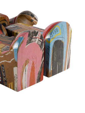 Bearbrick Andy Warhol x Jean-Michel Basquiat #2 1000%