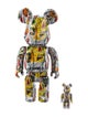 Bearbrick Jean-Michel Basquiat 400% & 100%