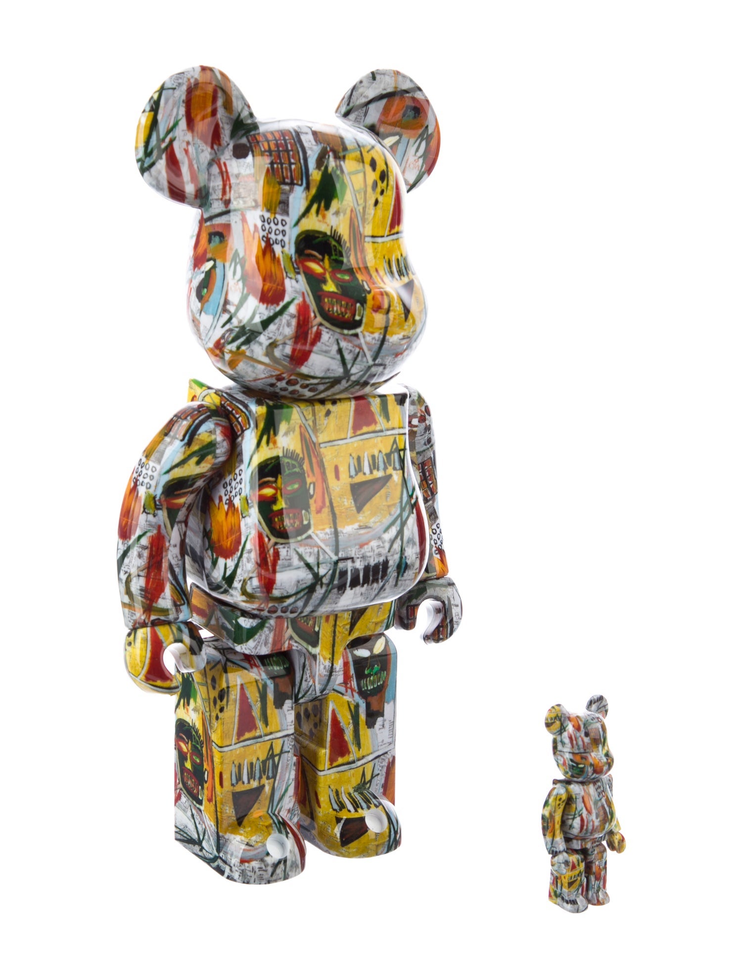 Bearbrick Jean-Michel Basquiat 400% & 100%