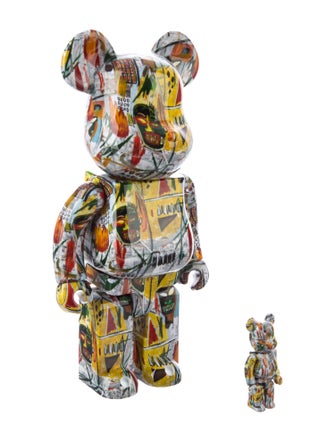 Bearbrick Jean-Michel Basquiat 400% & 100%
