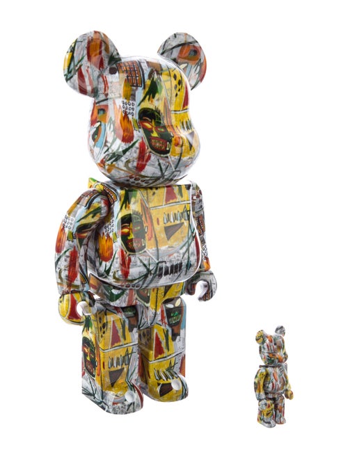 Bearbrick Jean-Michel Basquiat 400% & 100%