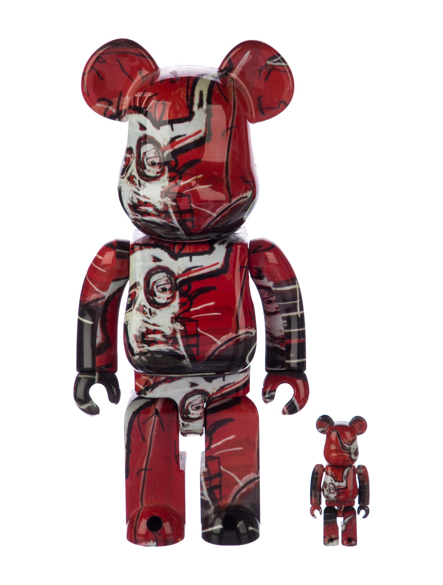 Bearbrick Jean-Michel Basquiat #5 400% & 100%