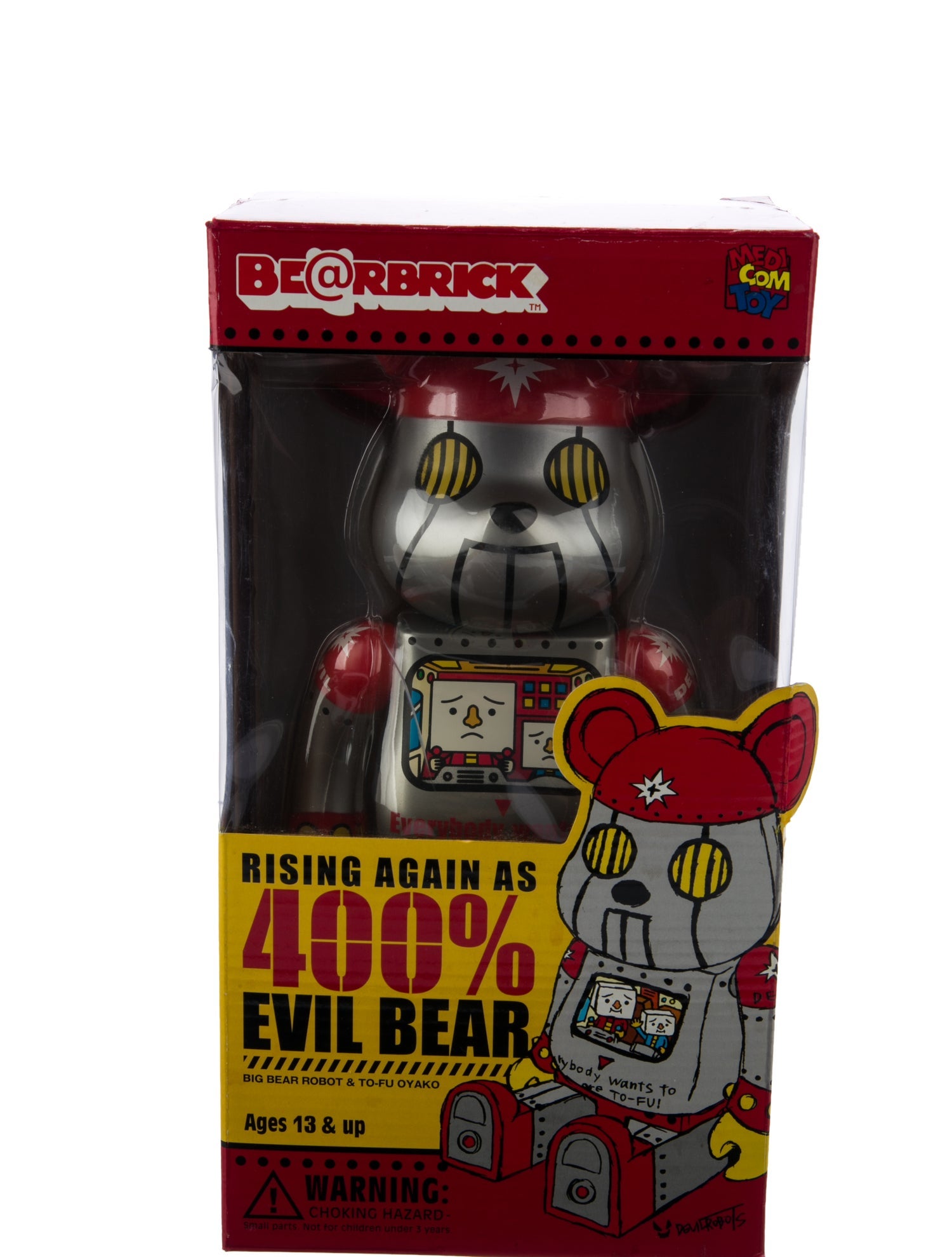 Bearbrick x Evil Bear Devil Robots 400%