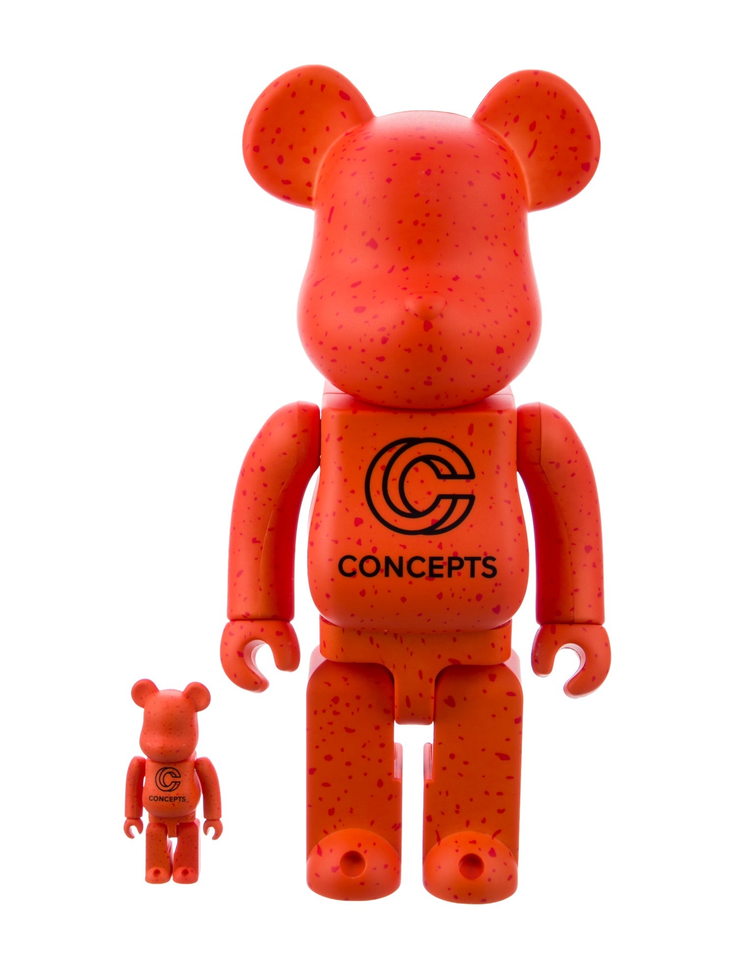 Bearbrick x Concepts Orange Lobster 100% & 400%