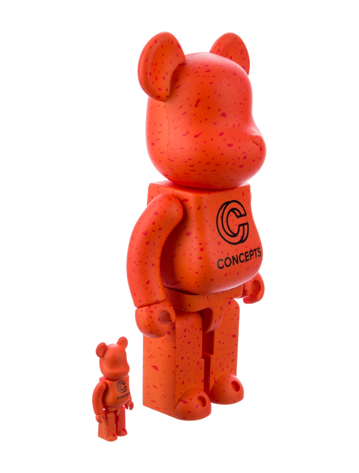 Bearbrick x Concepts Orange Lobster 100% & 400%