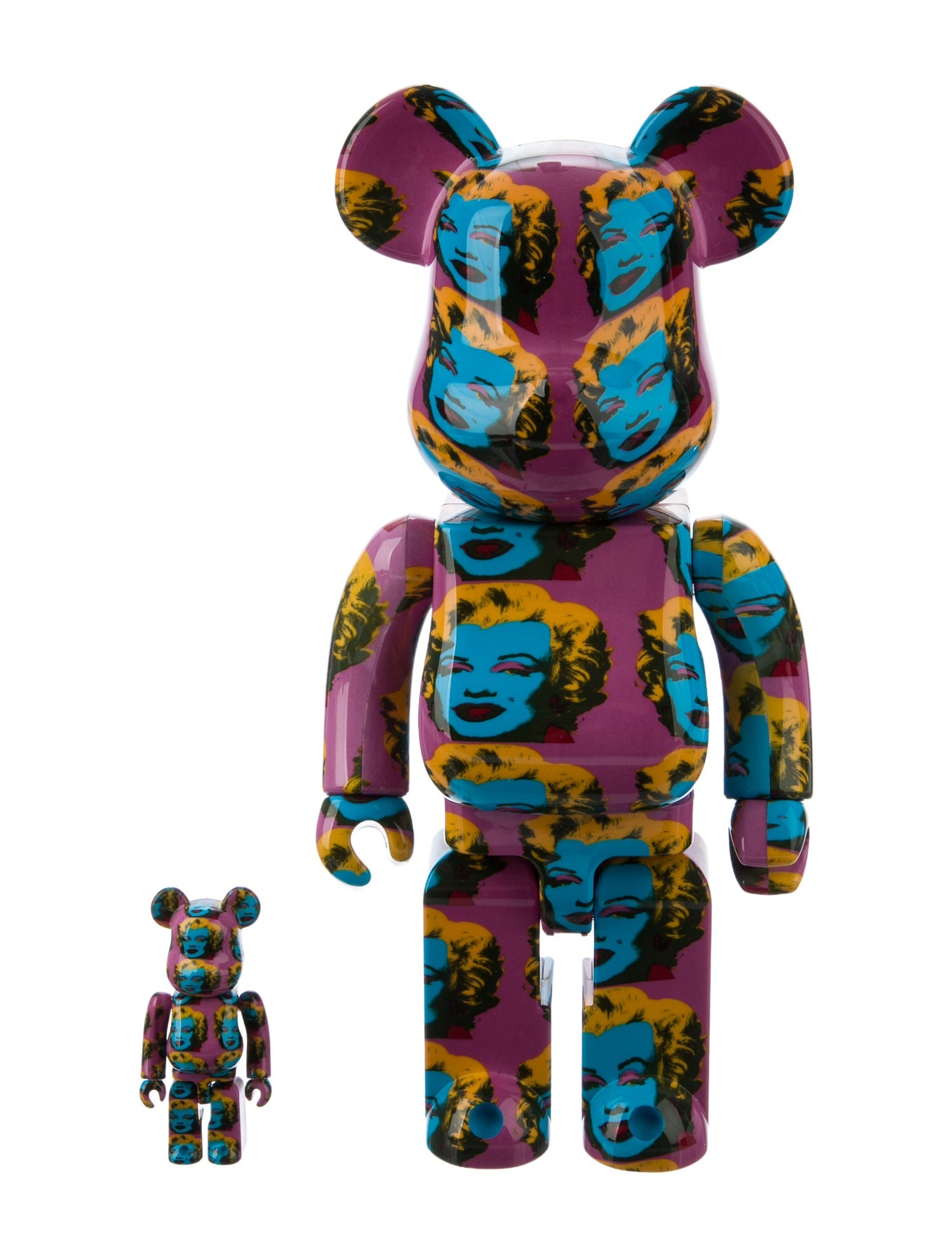 Bearbrick Andy Warhol x Marylin Monroe #2 400% & 100%