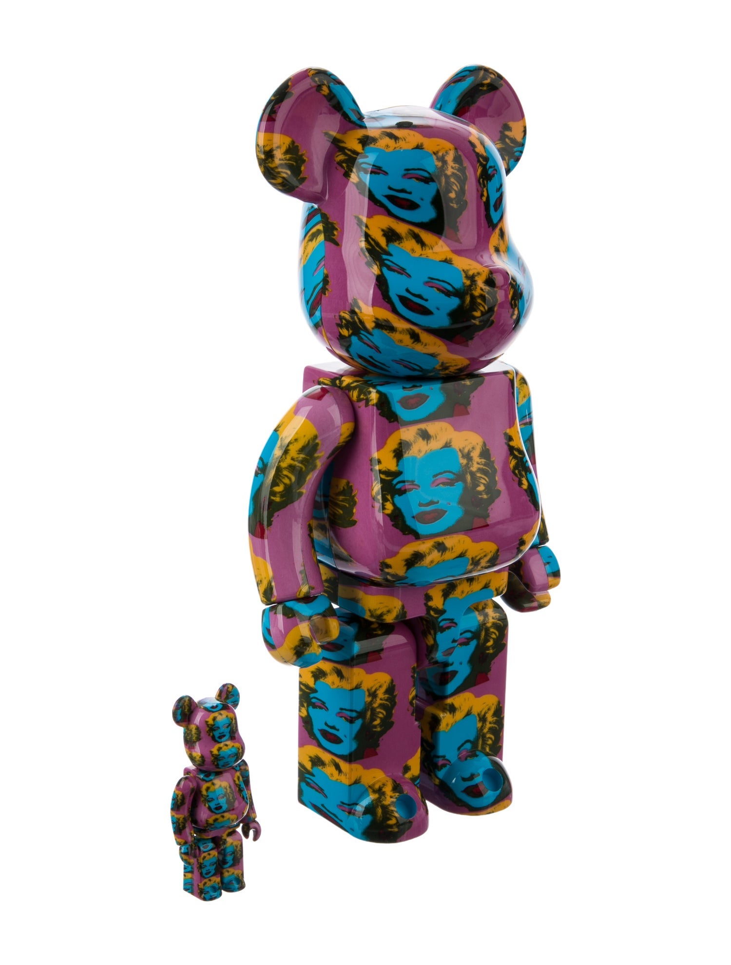 Bearbrick Andy Warhol x Marylin Monroe #2 400% & 100%