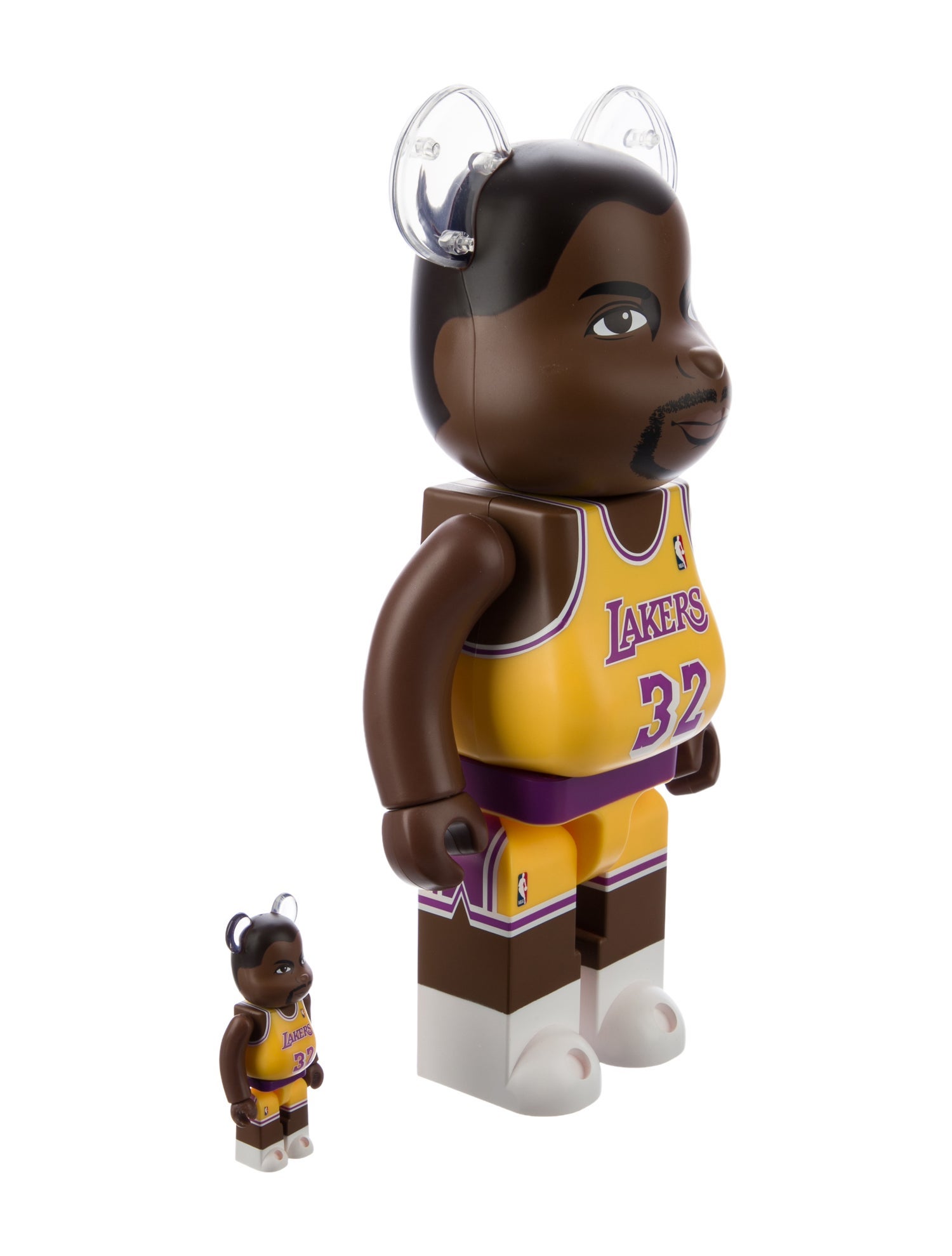 Bearbrick NBA Magic Johnson (Los Angeles Lakers) 100% & 400%