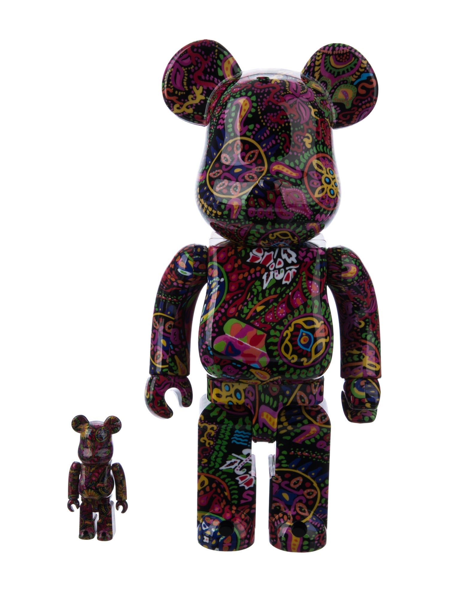 Bearbrick Psychedelic Paisley 100% & 400%