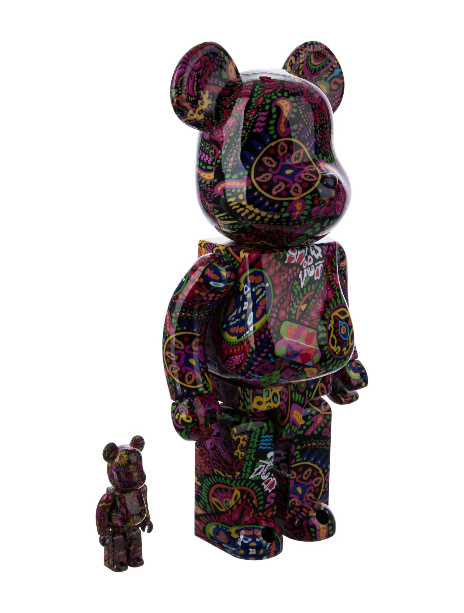 Bearbrick Psychedelic Paisley 100% & 400%