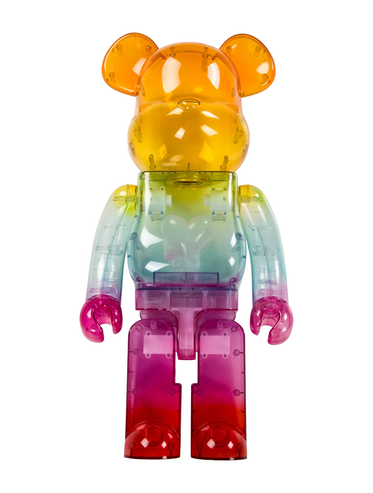 Bearbrick x Emotionally Unavailable Gradient Heart 1000%