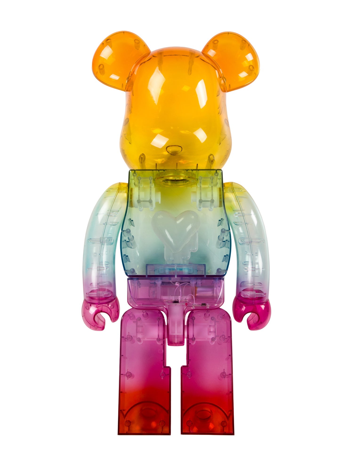 Bearbrick x Emotionally Unavailable Gradient Heart 1000%