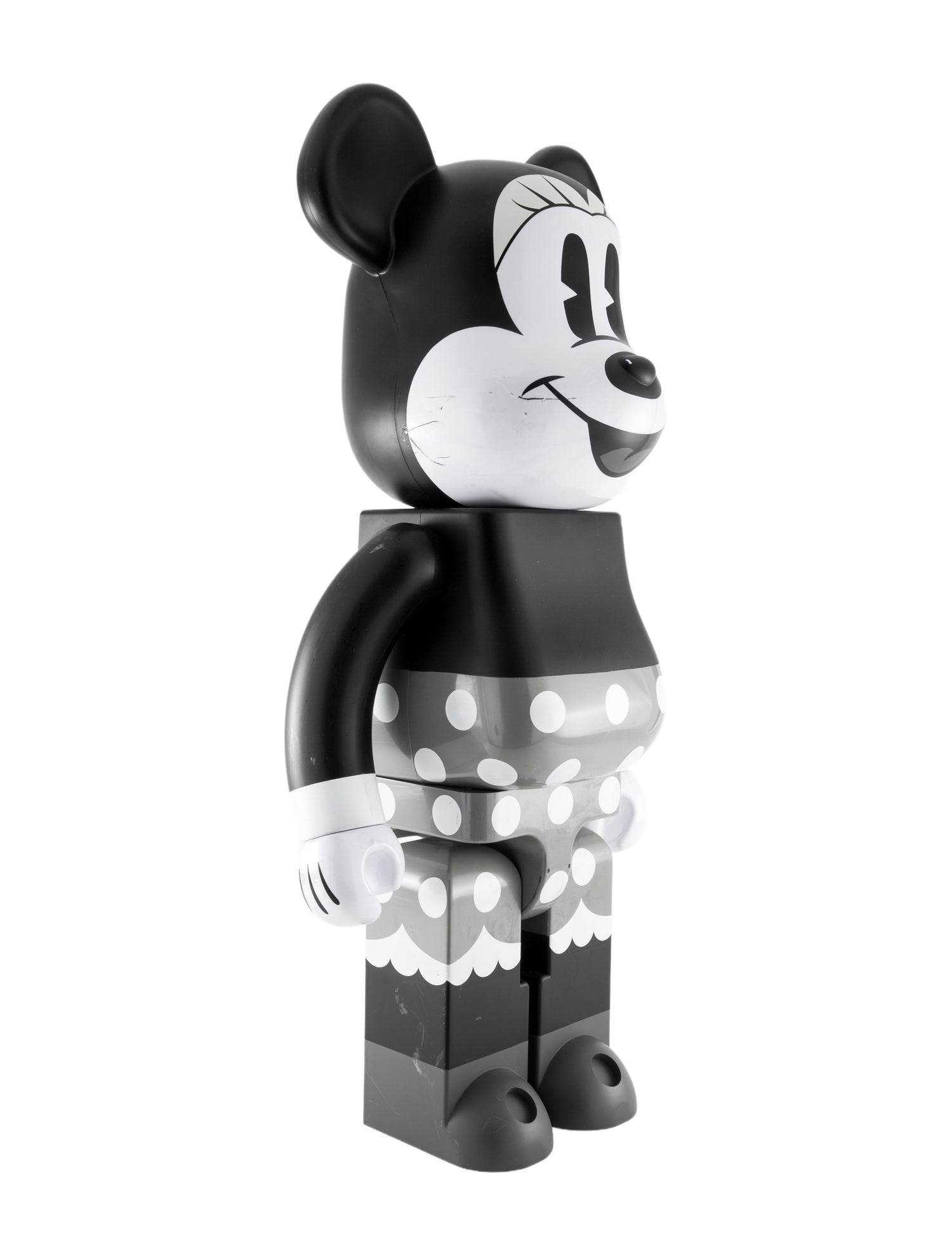 Bearbrick x Disney Minnie Mouse B&W Version 1000%