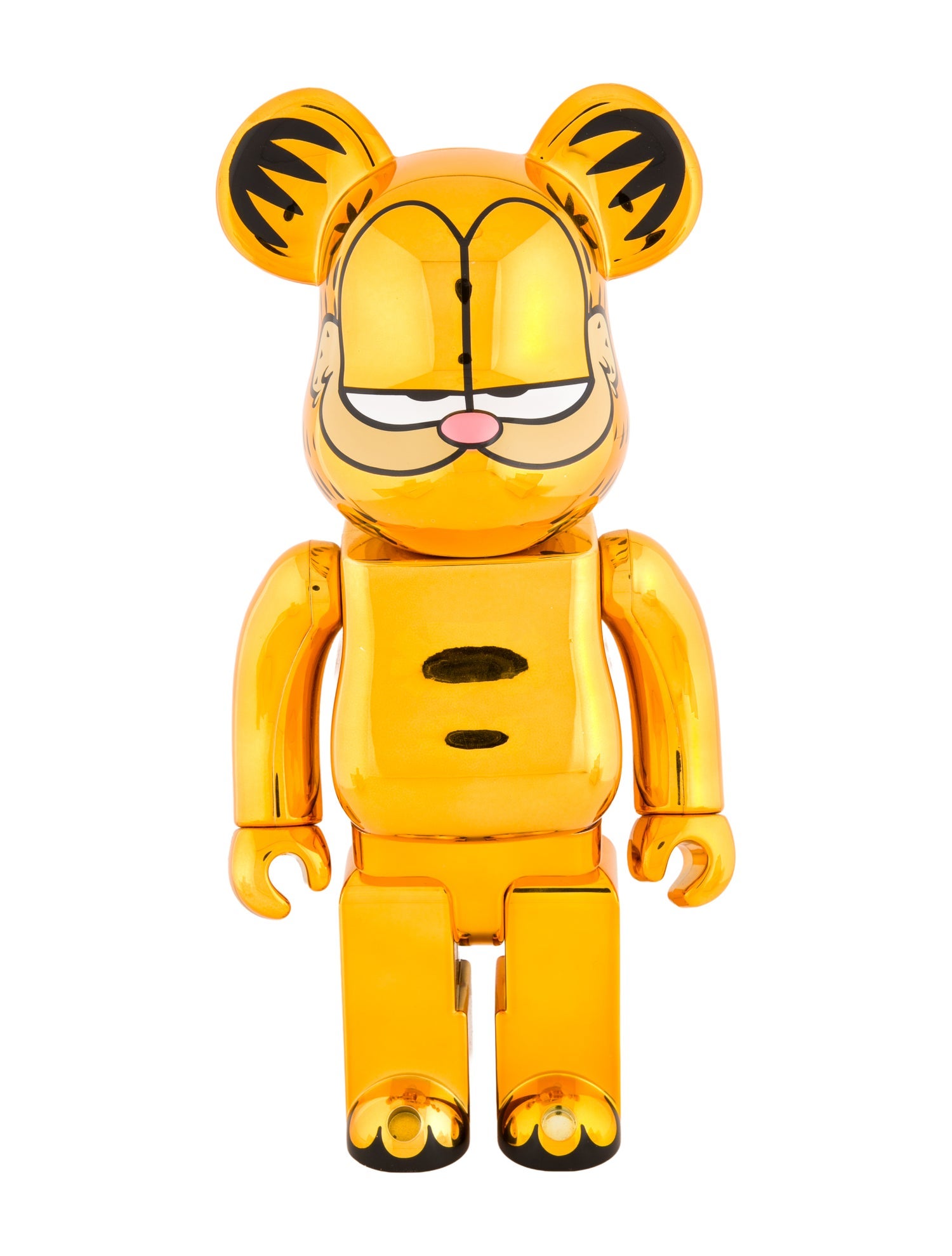 Bearbrick x Garfield Gold Chrome Ver. 400% Figure