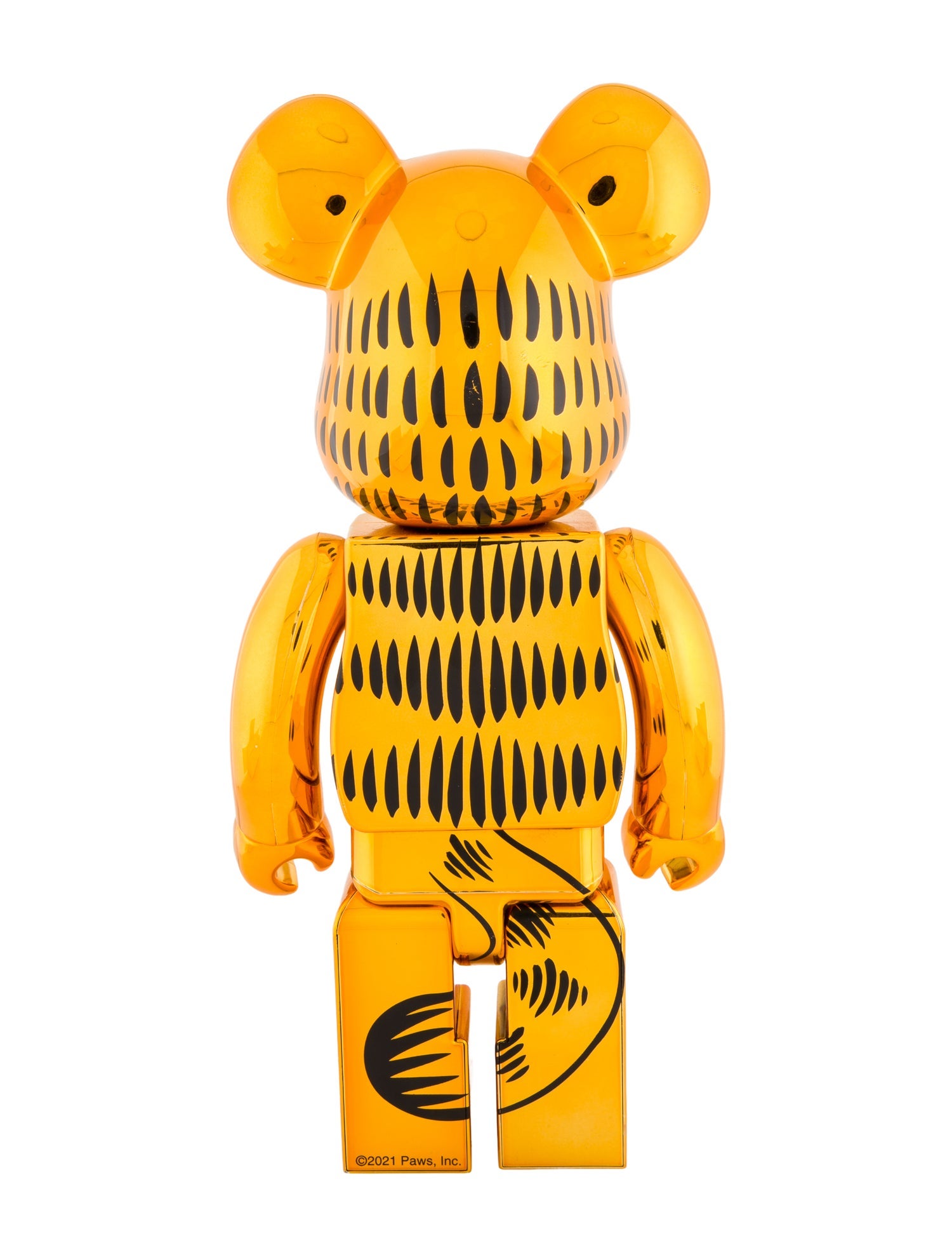 Bearbrick x Garfield Gold Chrome Ver. 400% Figure