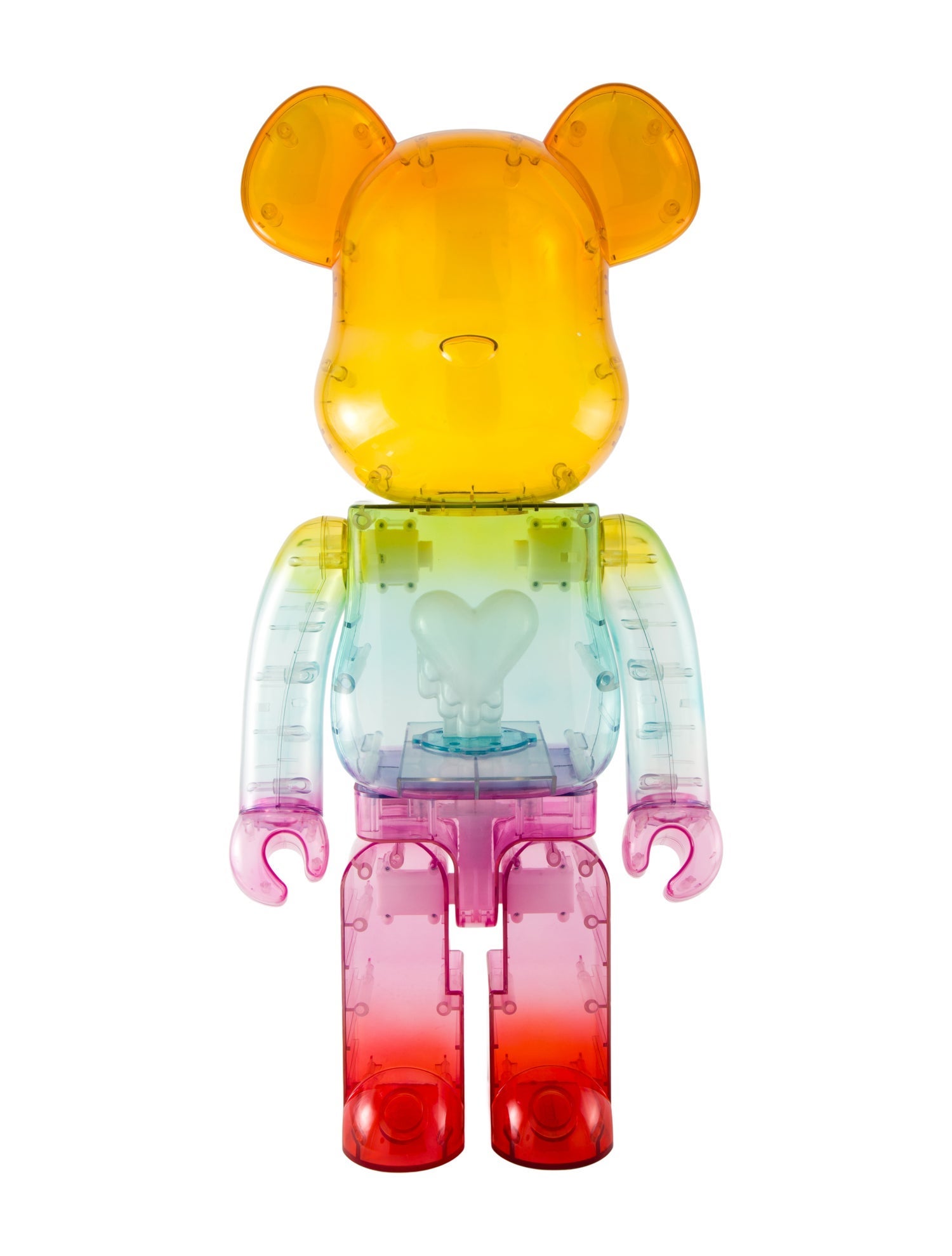 Bearbrick Emotionally Unavailable Black Heart 1000% Figurine