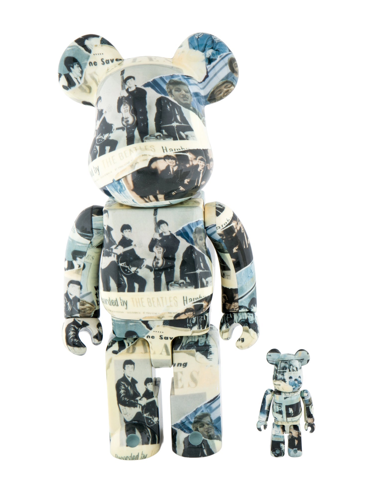 Bearbrick 2021 The Beatles Anthology 100% & 400% Figurine Set