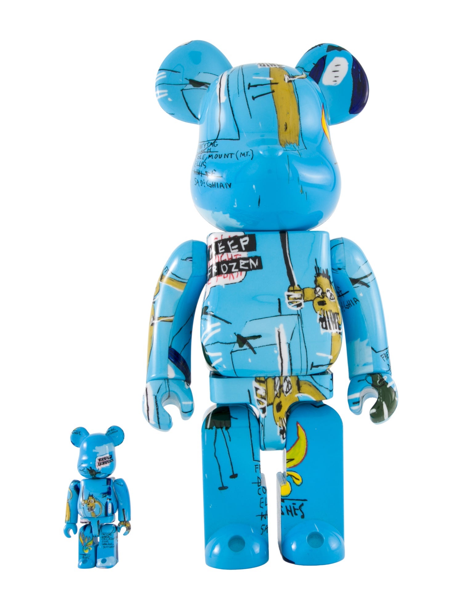 Bearbrick Basquiat #4 100% & 400% Set