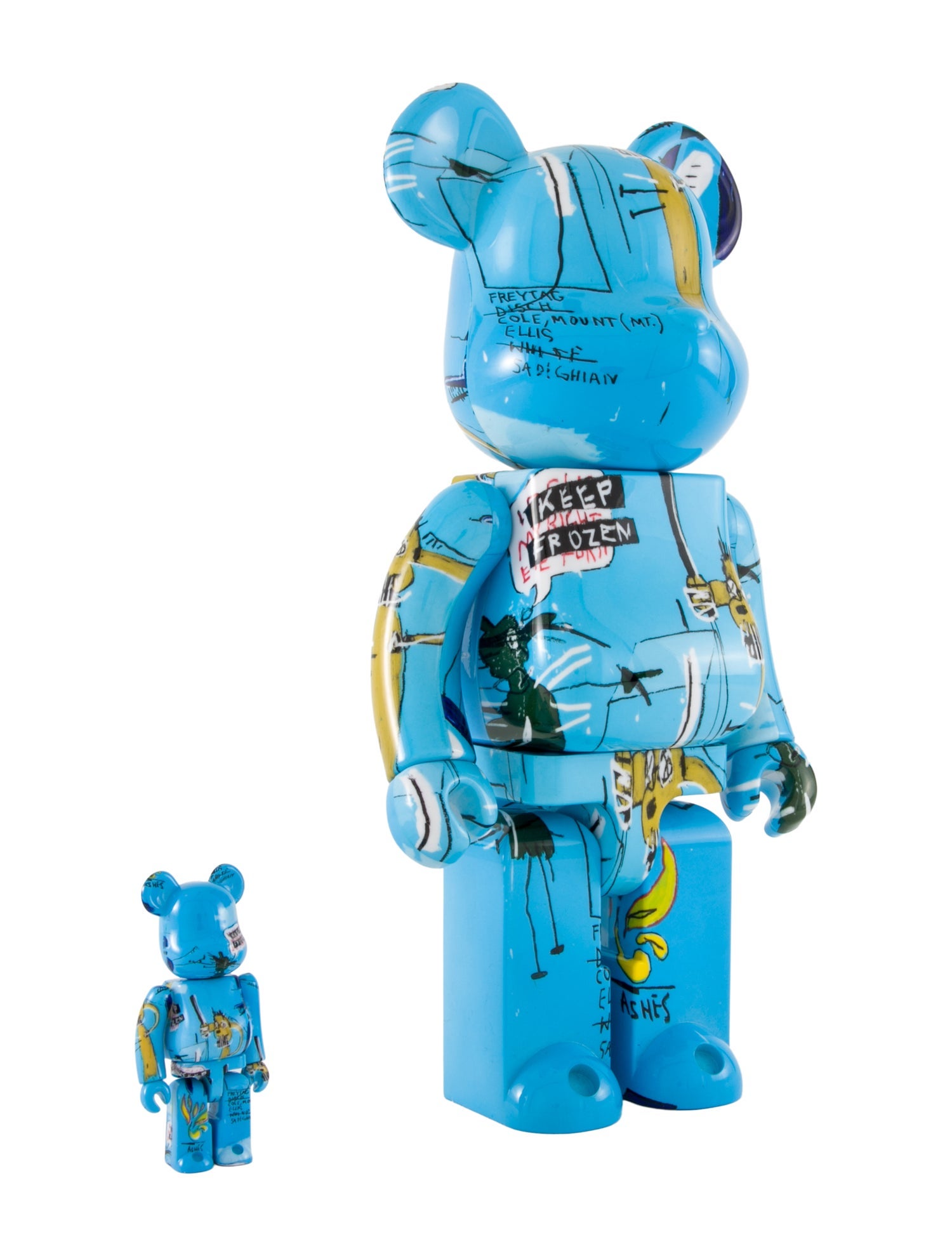 Bearbrick Basquiat #4 100% & 400% Set
