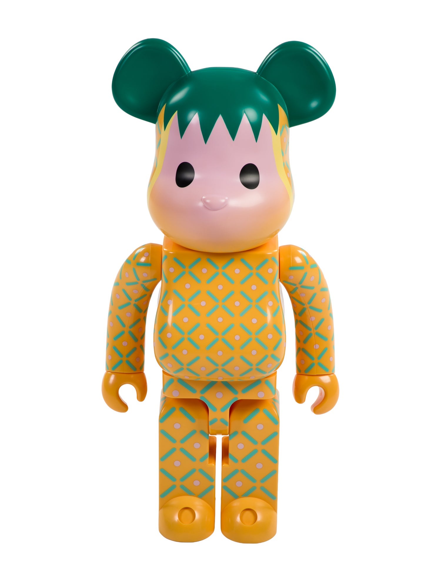 Bearbrick x Clot Summer Fruits Pink Pineapple 1000% Figure