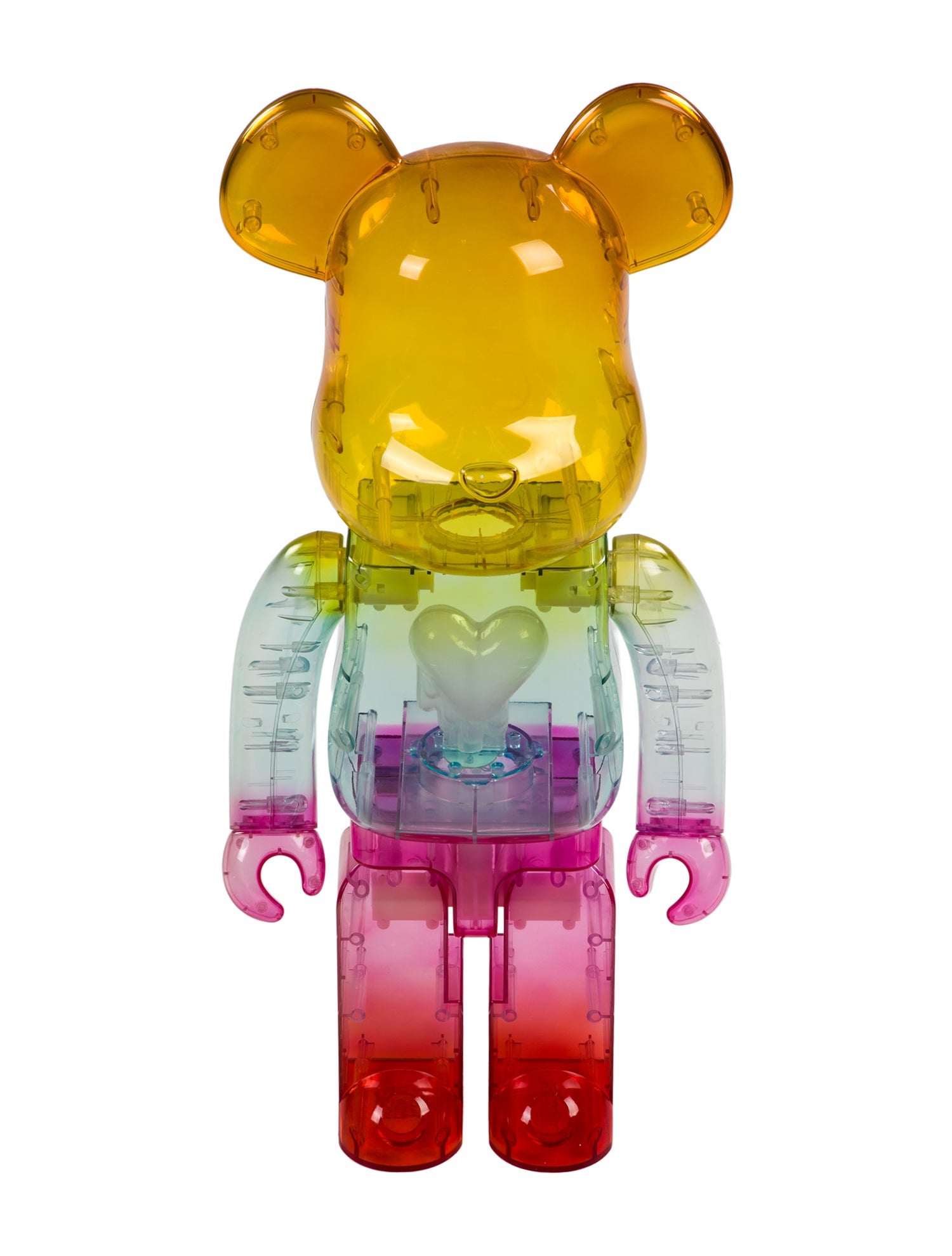 Bearbrick x Emotionally Unavailable Gradient Heart 1000%