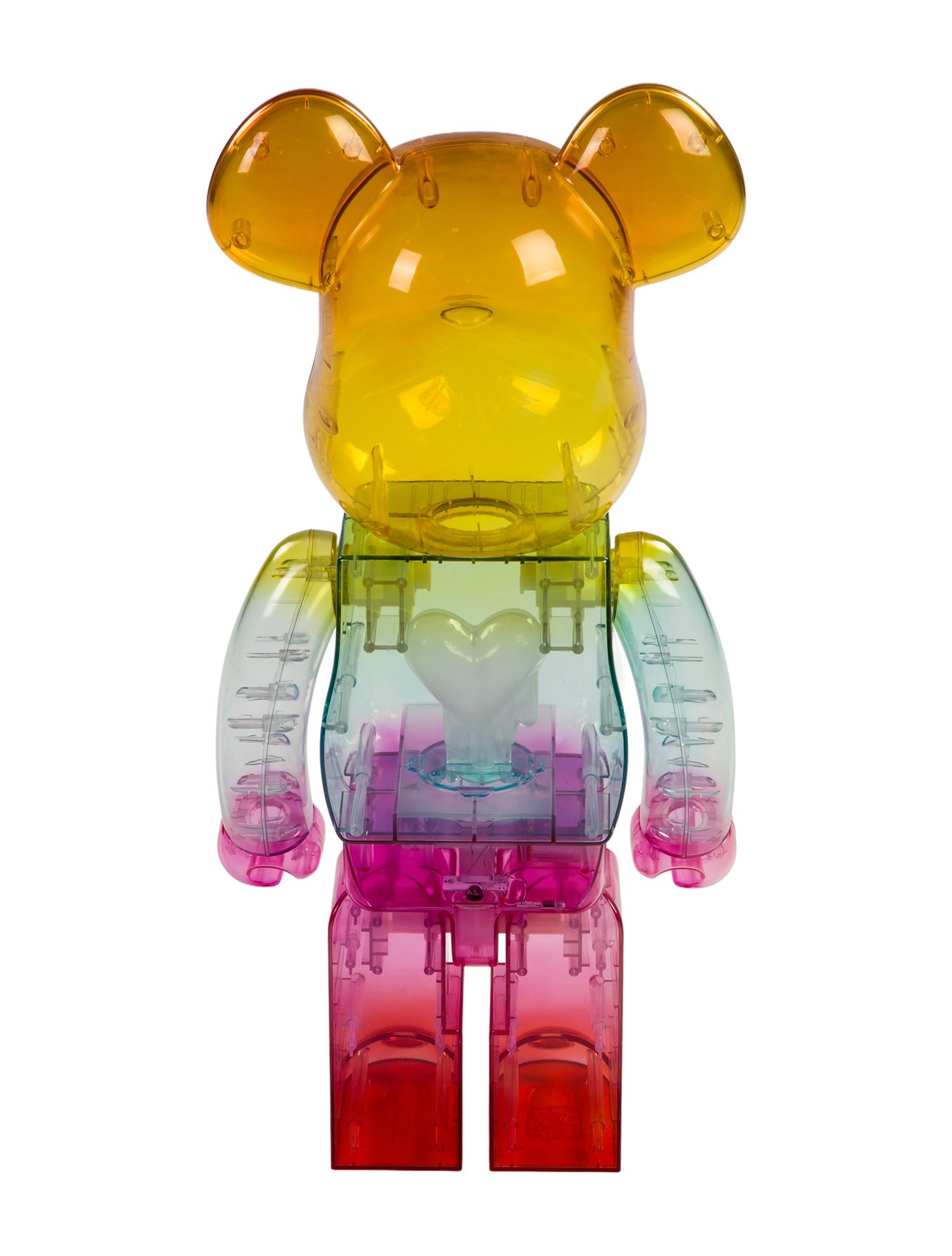 Bearbrick x Emotionally Unavailable Gradient Heart 1000%