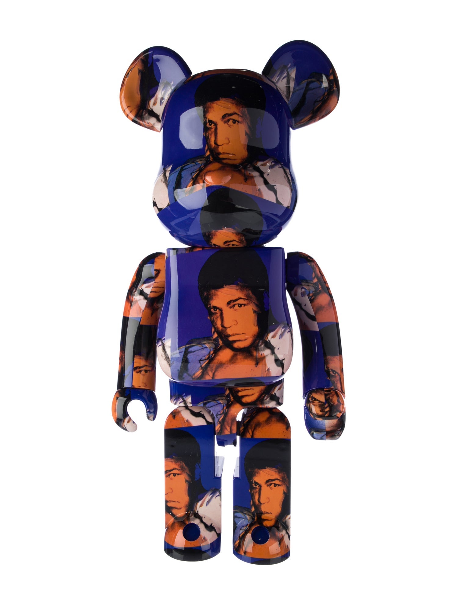 Bearbrick Andy Warhol & Muhammed Ali 1000% figure