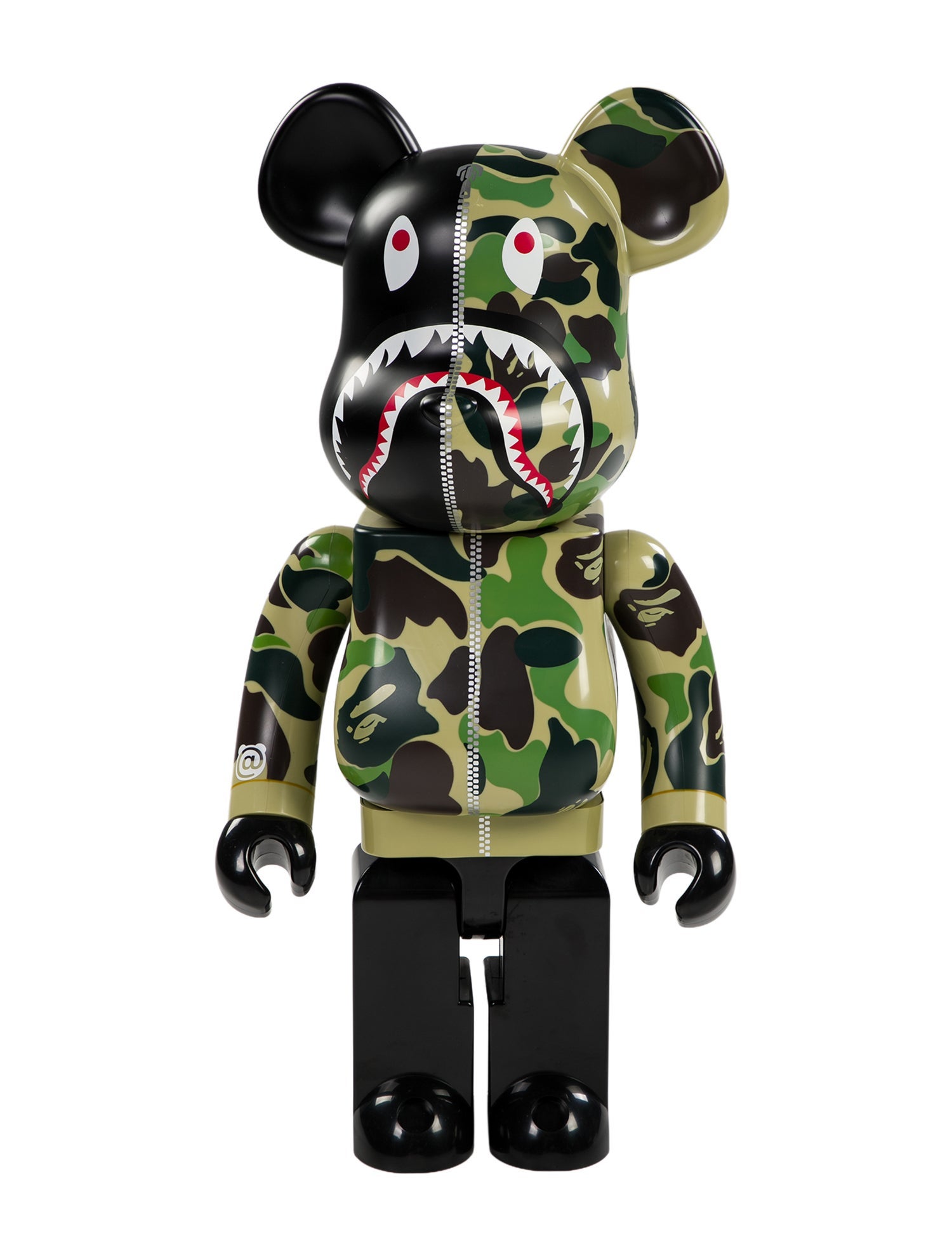Bearbrick x BAPE Camo Shark 1000% Figurine