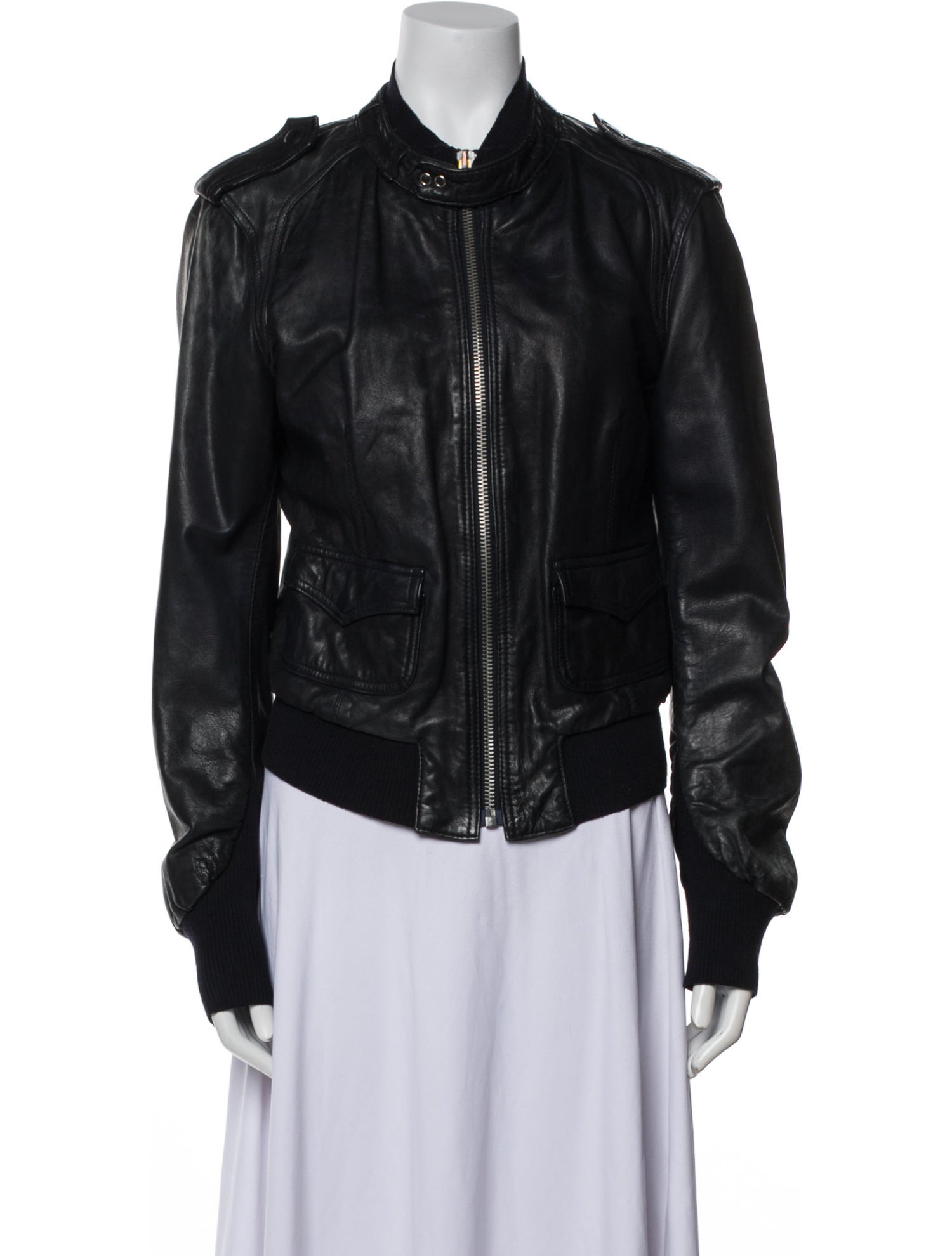 Brogden Leather Biker Jacket