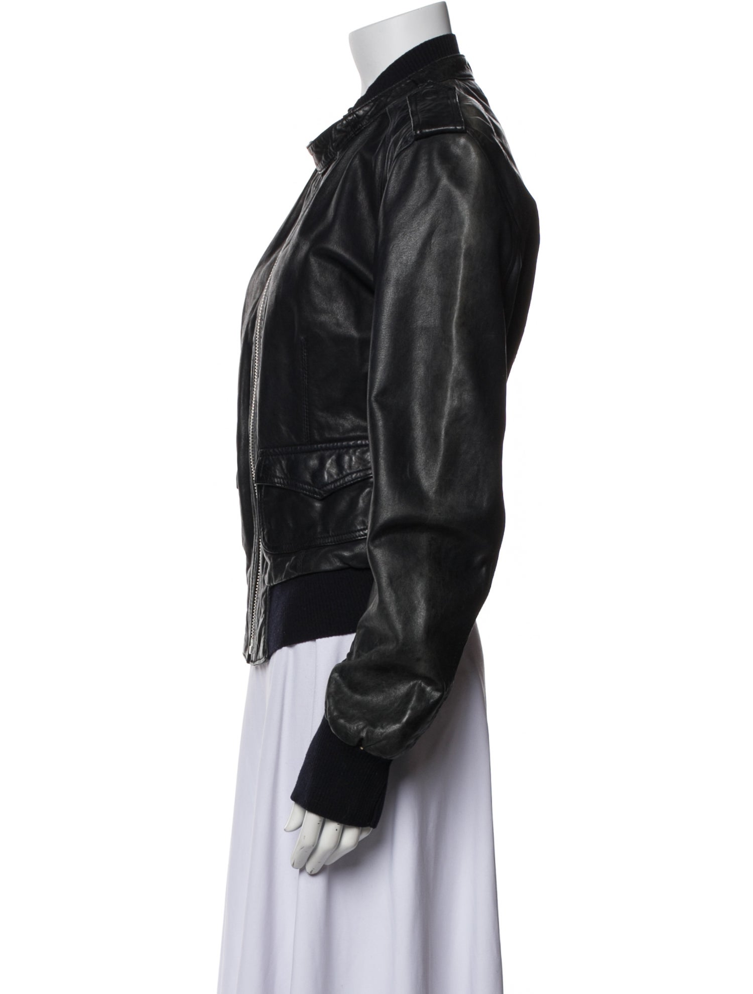 Brogden Leather Biker Jacket