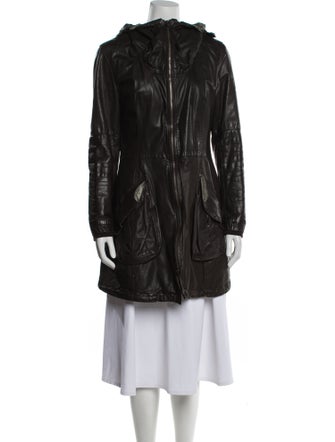 Brogden Calf Leather Parka