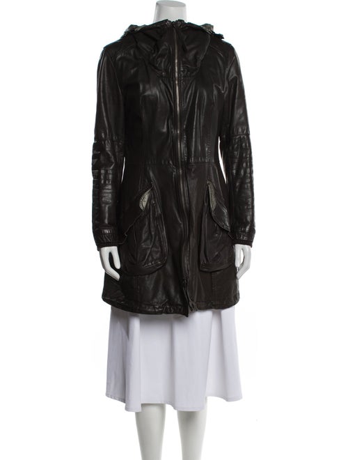 Brogden Calf Leather Parka