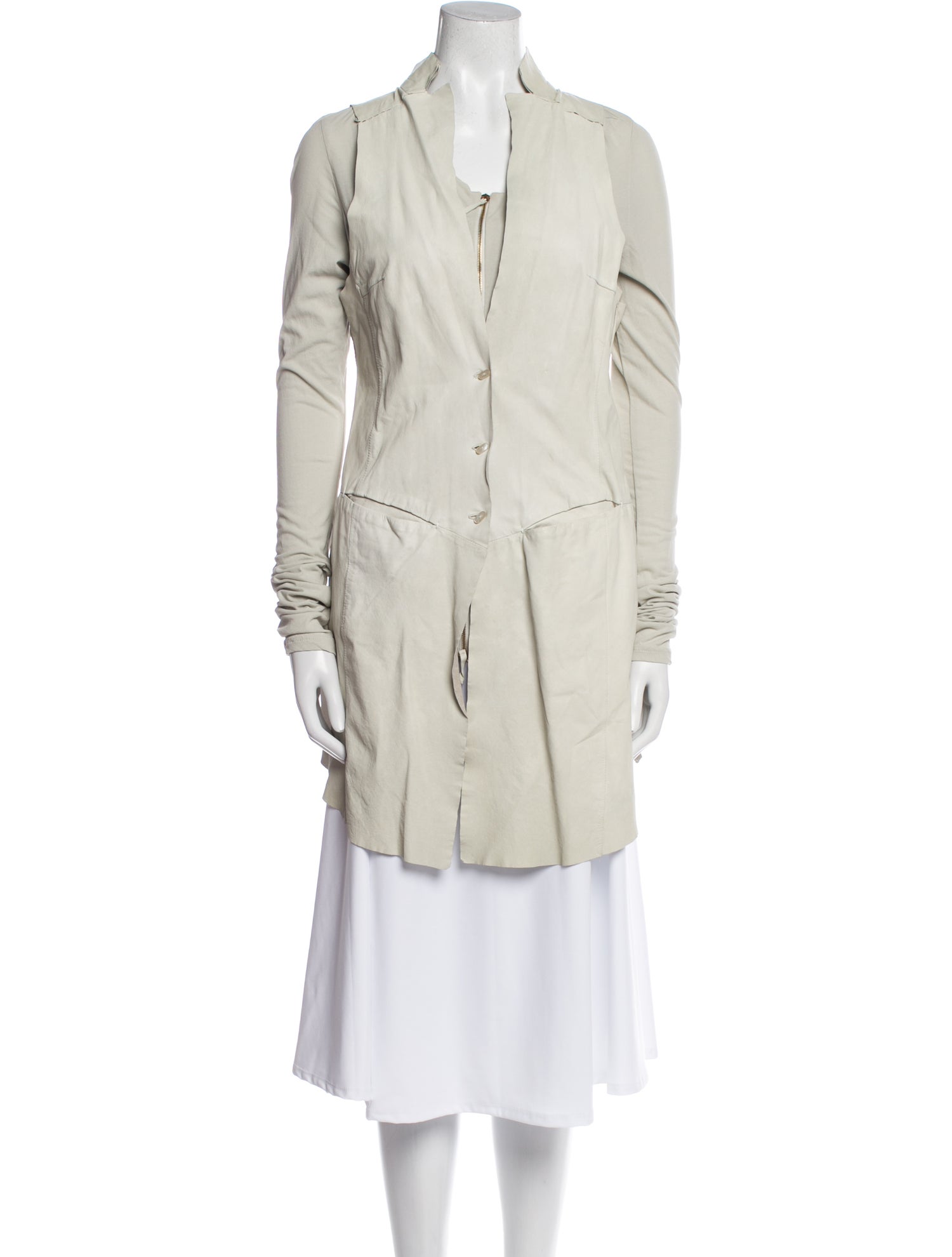 Brogden Lamb Leather Coat