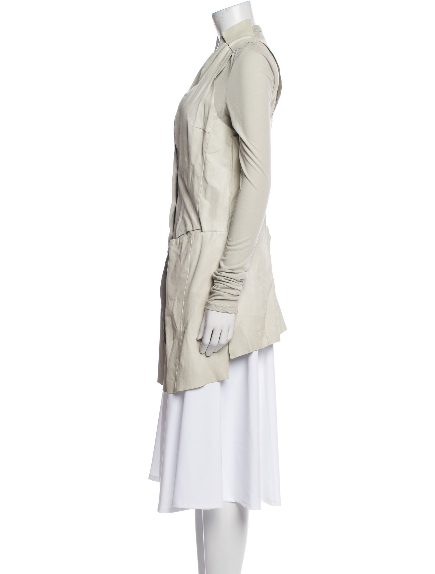 Brogden Lamb Leather Coat